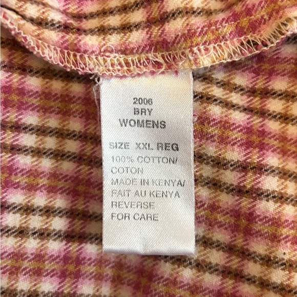 Woolrich Vintage Women’s Cotton Flannel Button Up Shirt - Picture 3 of 6